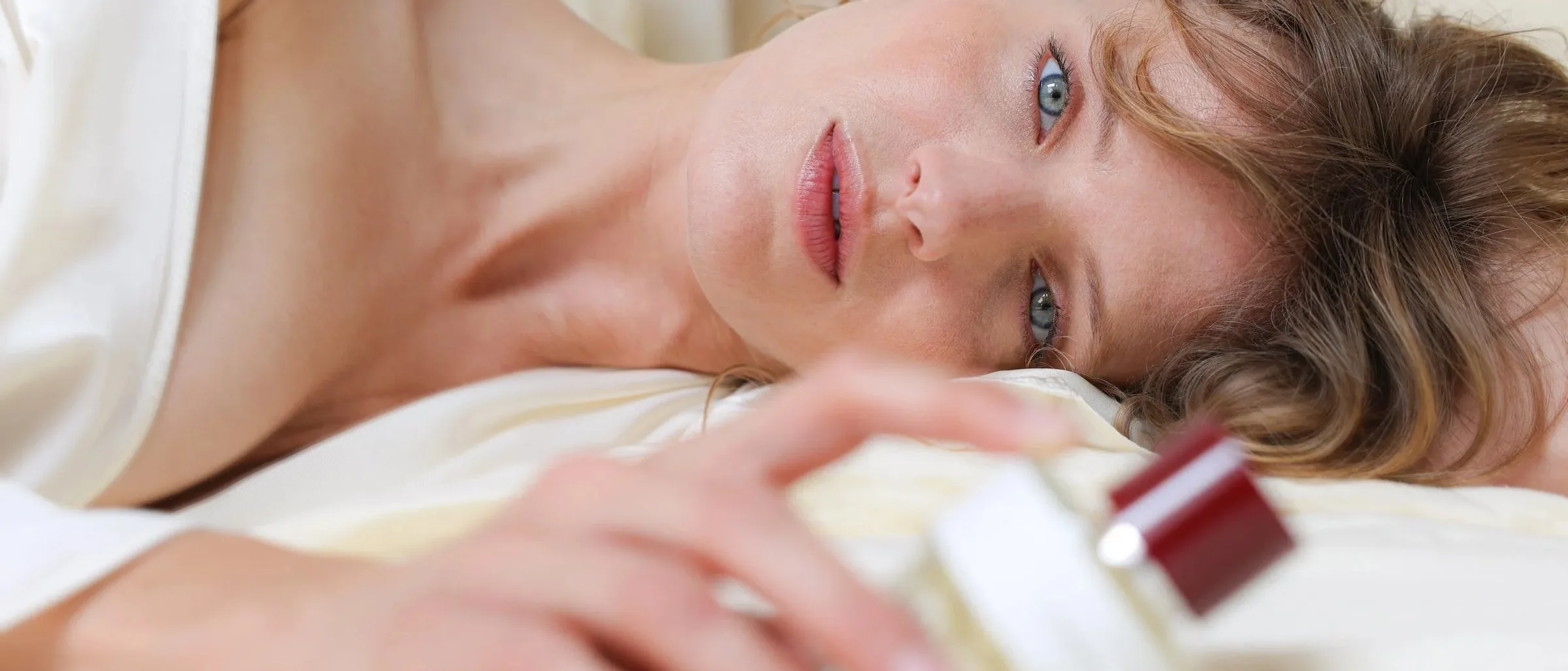 In bed, from the campaign