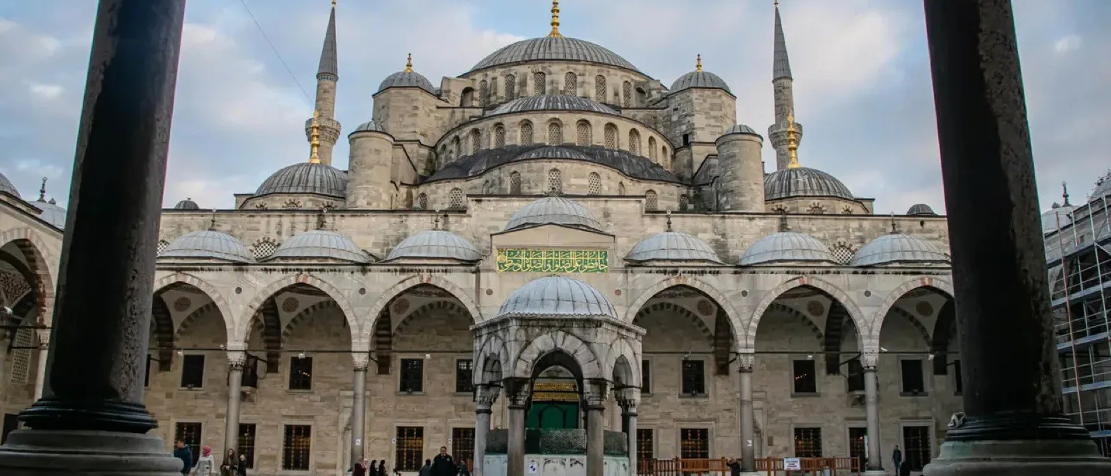 A mosque in Istanbul, from the walk