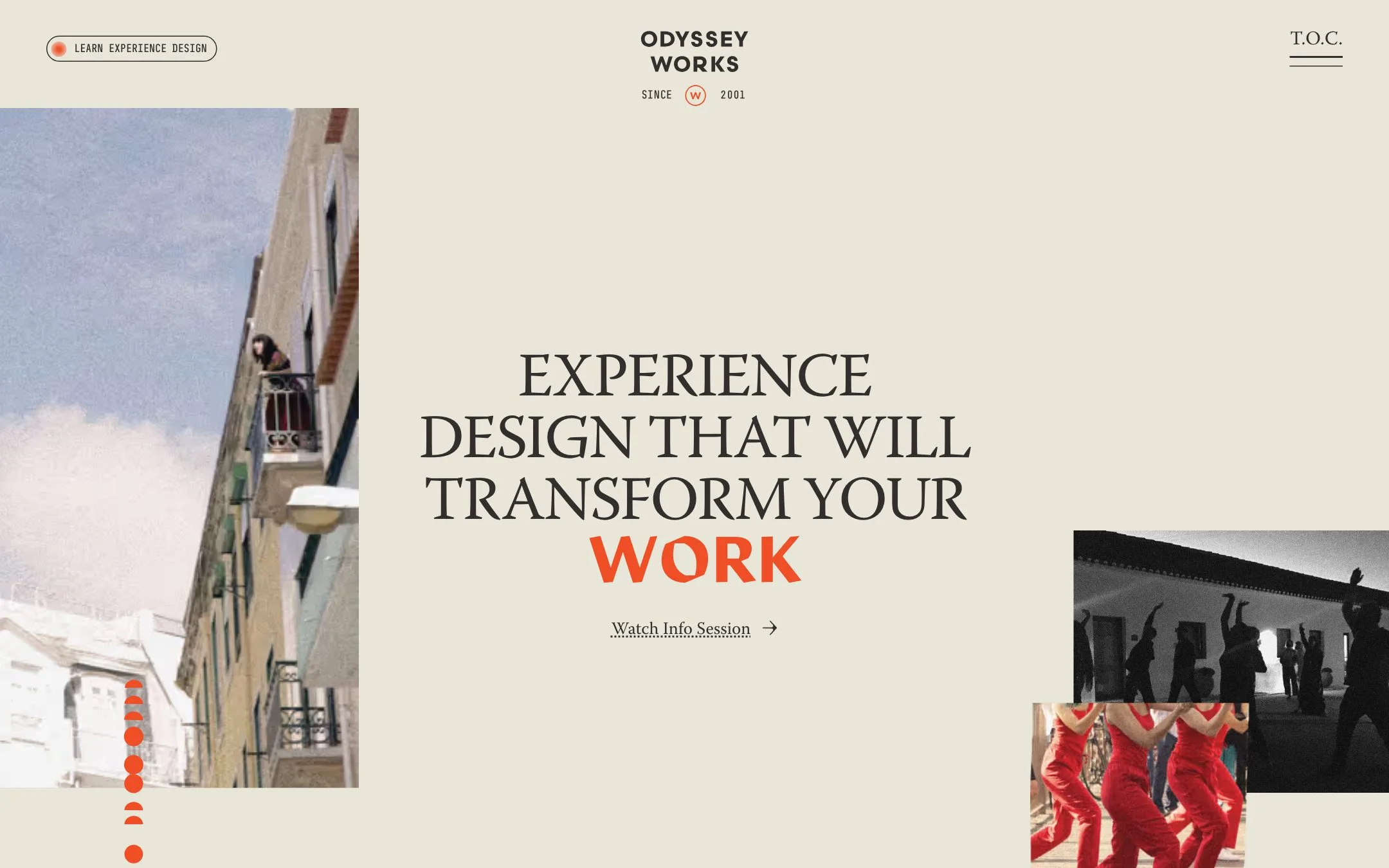 Odyssey Works website: Home