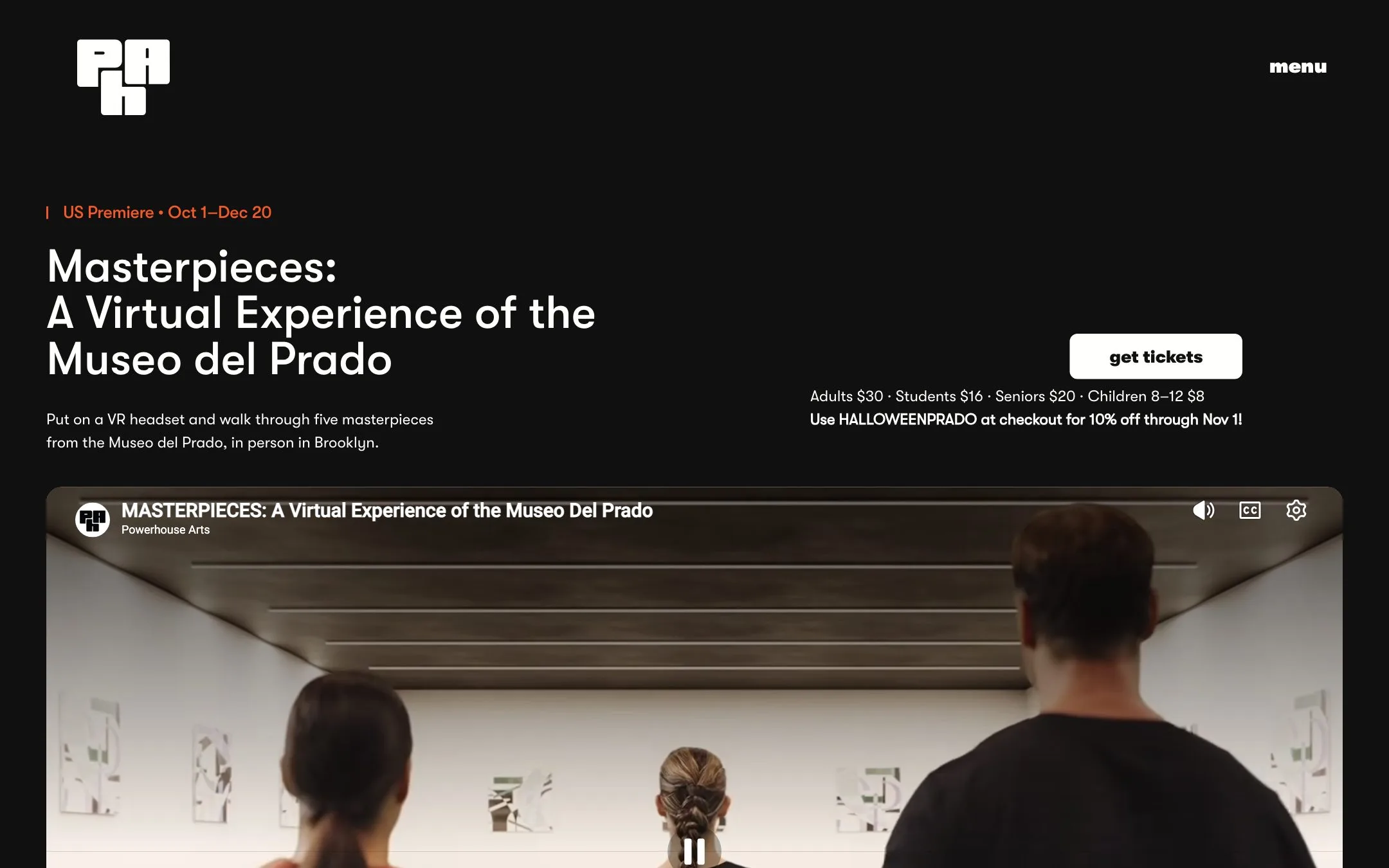 Powerhouse Arts website: The Prado exhibition