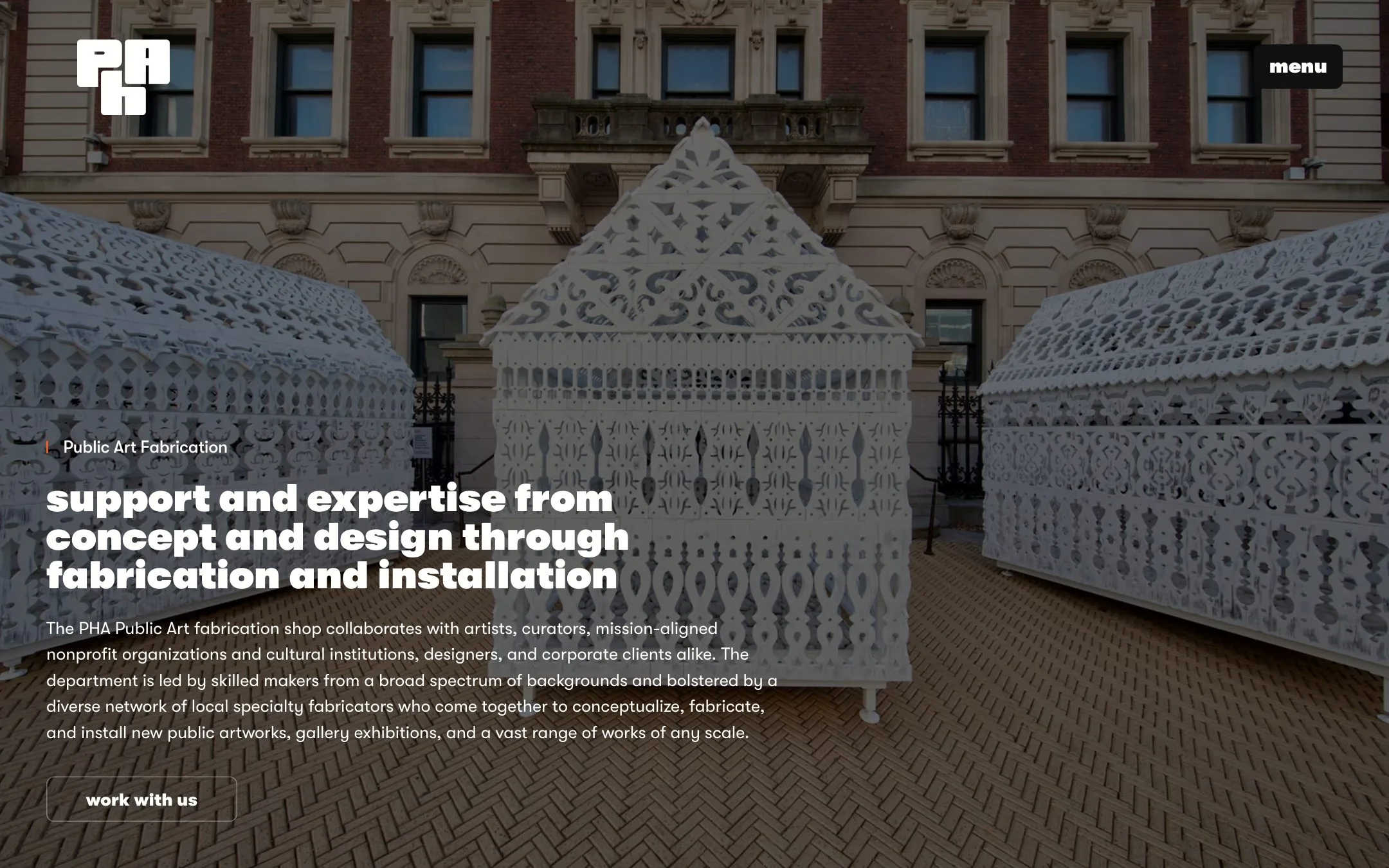 Powerhouse Arts website: Public art fabrication